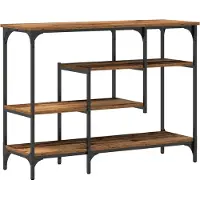 vidaXL Console Tafel Oud hout 100 x 35 x 75 cm