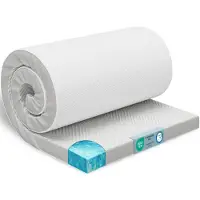 Aktiv shop GmbH Gel Topper 80x200 cm – 5 cm Hoog – Traagschuim Matrastopper met 3D Mesh Hoes & Hoeklussen