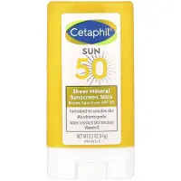 Cetaphil Sheer Mineral Sunscreen Stick for Face & Body - SPF 50 - Zonnebrand