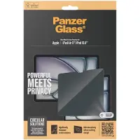 PanzerGlass Privacy Screenprotector Ultra-Wide Fit voor de Apple iPad Air 11 inch (2026) M4 / (2025) M3 / (2024) M2 / iPad 11 (2025) 11 inch A16 / iPad 10 (2022) 10.9 inch