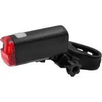 Fischer Achterlicht 85364 LED werkt op batterijen Zwart