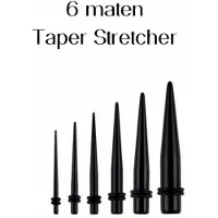 Charme Bijoux 6 maten Taper stretcher 1.6 mm- 5 mm -
