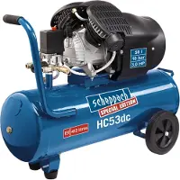 Scheppach HC53DC - Luchtcompressor - 50 liter tank - 412 L/min luchtverplaatsing