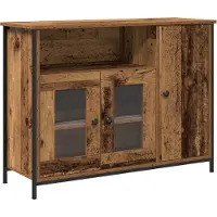 vidaXL Dressoir Oudhout 100 x 35 x 75 cm