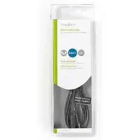 Nedis Stereo-Audiokabel | 3,5 mm Male - 3,5 mm Female | 5,0 m | Zwart Nedis