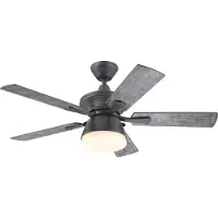 WESTINGHOUSE 7316240 Plafondventilator met verlichting, walnoot, stil - , 7316240, Hout, Woonkamer, Kunststof, Modern