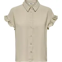 ONLY Mette Life SS Frill Blouse Dames XS