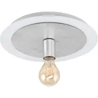 Eglo Unieke plafondlamp Passano wit en zilver enkel