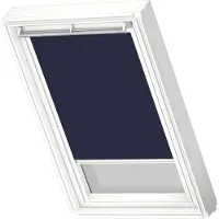 Velux Origineel Verduisterend Rolgordijn (DKL) Wit Kozijn, MK06, Donkerblauw