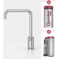 Quooker Cube Nordic single tap square chroom met Pro3 reservoir