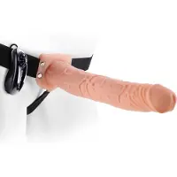 Fetish Fantasy - Fetish Fantasy - Vibrating Hollowï_Strap-Onï_- 11 Inch - Skin