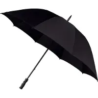 Falcone - Storm Paraplu - Ø 130 cm - Golfparaplu - Windproof - Zwart