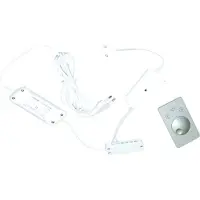 Hera LED 24V Dynamic Trafo/Kleur/Dimmerset 30W kleur Wit/Inox-Look
