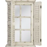 Clayre & Eef Spiegel 46x71 cm hout rechthoek grote spiegel