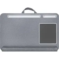 QUVIO Laptop schootkussen - Met muismat - Grijs