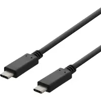 Deltaco USB 2.0 USB-C - charging cable 3A 3m black
