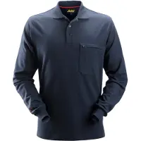 Snickers Workwear 2660 ProtecWork Poloshirt met Lange Mouwen Marineblauw maat S heren