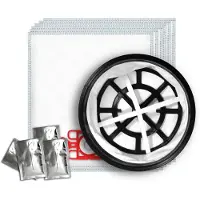 DParts 10x NVM-1CH stofzuigerzakken - 1 filter - 4 geurzakjes - geschikt voor Numatic - voor alle 12" Henry en Hetty stofzuigers - James - PPR240 - nr. 604015