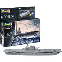 Revell 1/1200 U.S.S. Enterprise VC-6 model-set