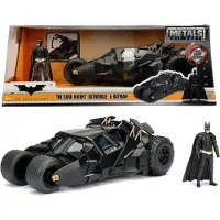 Jada The Dark Knight Metal Batmobile 1:24 2008 Figure Grijs Kinderen