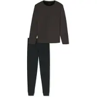 Schiesser Pyjama Long taupe colored 180267 48/S