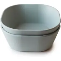 Mushie Kommen Set Vierkant Sage 2 Stuks