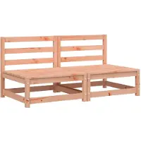 vidaXL Tuinbank zonder armleuningen 2 st 70x70x67 cm douglashout
