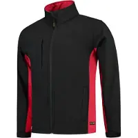 Tricorp 402002 Softshell Zwart-Rood maat XXL heren