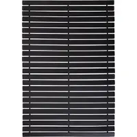 QUVIO Badmat / Douchemat – 60x40cm – Hout – Zwart