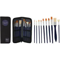 Artist Kwasten set olieverf opbergtas 10 stuks schilderen creatief kinderen.