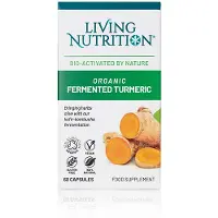 Living Nutrition - Biologisch gefermenteerde Kurkuma supplement - Vegan Turmeric - curcuminen - biotica