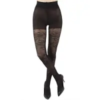 Chantal Thomass 55den fantasie panty maat 2/S zwart