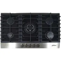 Kaiser KCG 9386 Turbo glaskeramische gaskookplaat 86 cm 5 branders 3,8 KW WOK