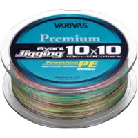 Varivas Avani Light Jigging Pe 10x10 Braided Line 200 M Veelkleurig 0.150 mm