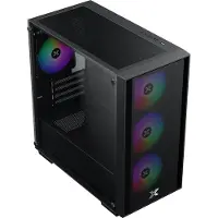 Xigmatek PC-behuizing - XIGMATEK - NYX Air II (zwart) - Minitower - Micro-ATX-formaat - Zonder voeding