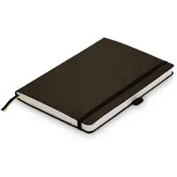 Lamy paper Softcover A5 notitieboek 810 – stijlvol notitieboek in DIN A5-formaat (145 x 210 mm) met -lineatuur & 192 pagina’s – zacht softcover in umbra – incl. elastische sluitband