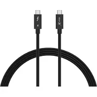 XLayer Colour Line USB-C-kabel USB-C Male naar USB-C USB-C male Zwart 1 m