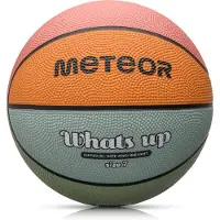 Meteor What's up 7 - Basketbal - lichtblauw/oranje