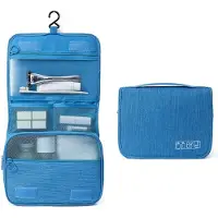 Somstyle Reis Toilettas met Haak Groot - Travel Organizer - Voor Dames & Heren - Blauw