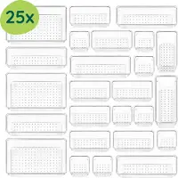 XIVADA Lade Organizer Ecca - Lade Verdeler - Pet - 25 stuks