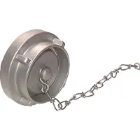 Tameson 100 (115 mm) RVS Blindkap voor Storz-koppeling