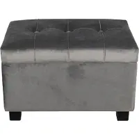 Clayre & Eef Poef 50x34x33 cm hout textiel rechthoek hocker