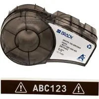 Brady M21-500-595-BR tape vinyl wit op bruin 12,7 mm x 6,40 m (origineel)