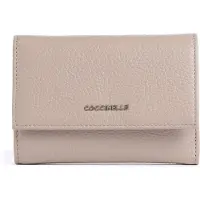 Coccinelle Metallic Soft Portemonnee nude