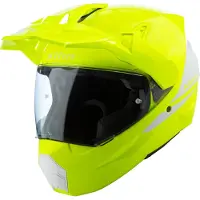 KLIM X1 Alpha Carbon Fluo Geel Adventure Integraalhelm Maat 2XL