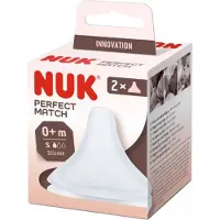 Nuk Perfect Match 2 Siliconen Spenen 0 Maanden en Ouder