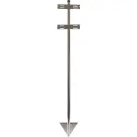 Rottner Standaard voor Brievenbussen Theresa RVS - 170,5x24x5,4cm