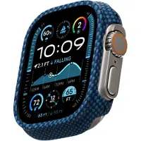 Pitaka AWB2406, Hoesje, Smartwatch, Blauw, Apple, Watch 10, 42 mm, Aramidvezel