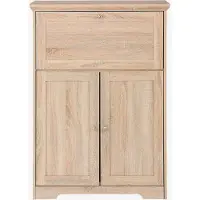 Loft 24 Nanna Secretaire – 2 Deuren & 1 Klep – Eiken MDF Klassiek