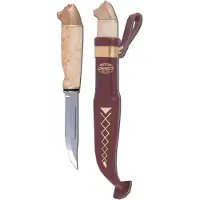 Marttiini Bear 549011W, Stainless, Curly Birch, outdoormes